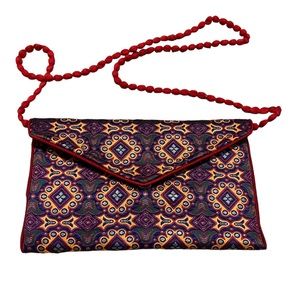 Vintage Sari Envelope Clutch